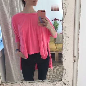 LNA caravelle cape top tee